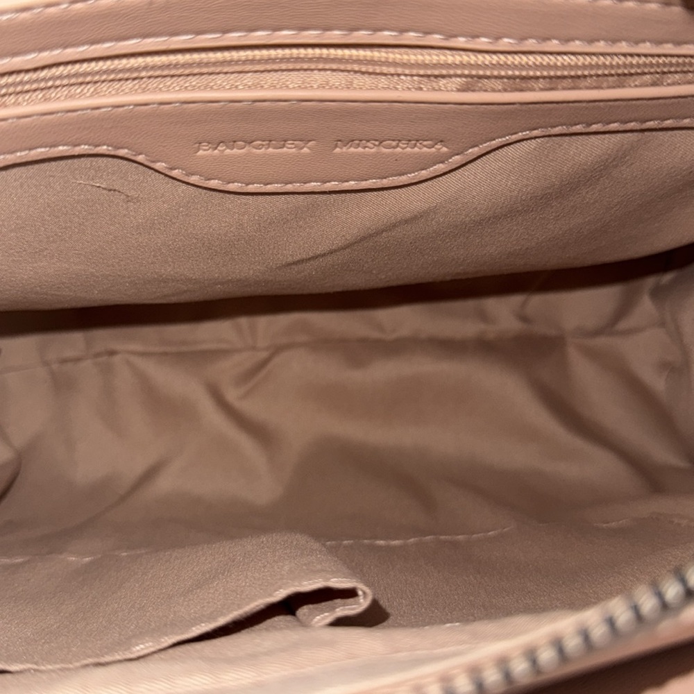 Badgley Mischka Vegan Leather Satchel with Braided Handles - NWT - Picture 8 of 12